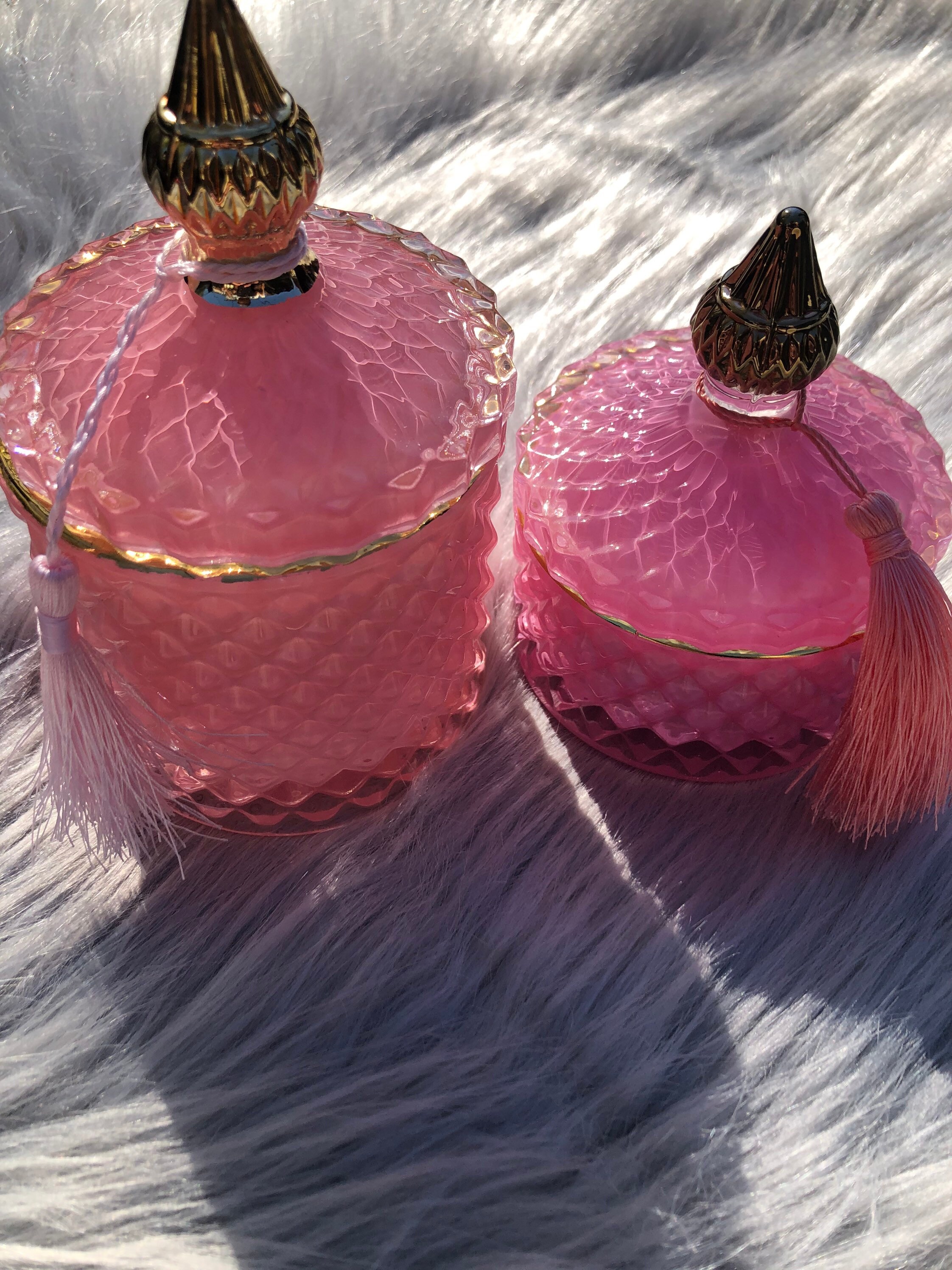 Soy Peony & Blush Candle Jar Pink Etsy