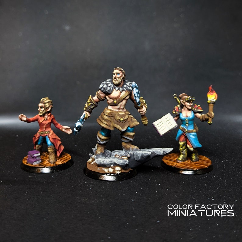 Hero Forge Miniature Print and Painted For DnD Pathfinder and | Etsy