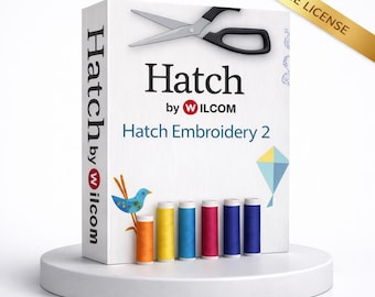 Hatch 2 Embroidery Software  | Lifetime Access - Instant Download