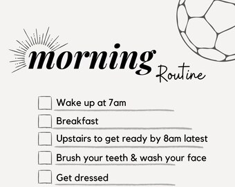 Morning Routine - Neutral Football