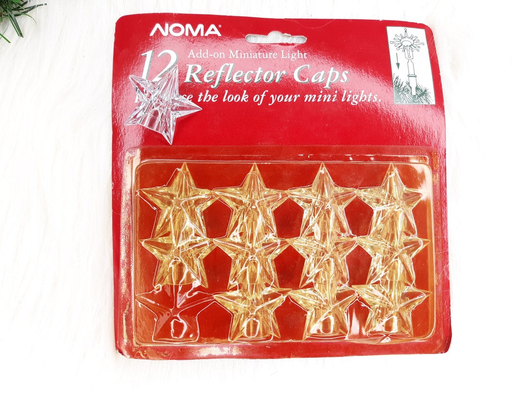 Vintage Noma Star Reflector Caps Christmas Star Light Covers Etsy