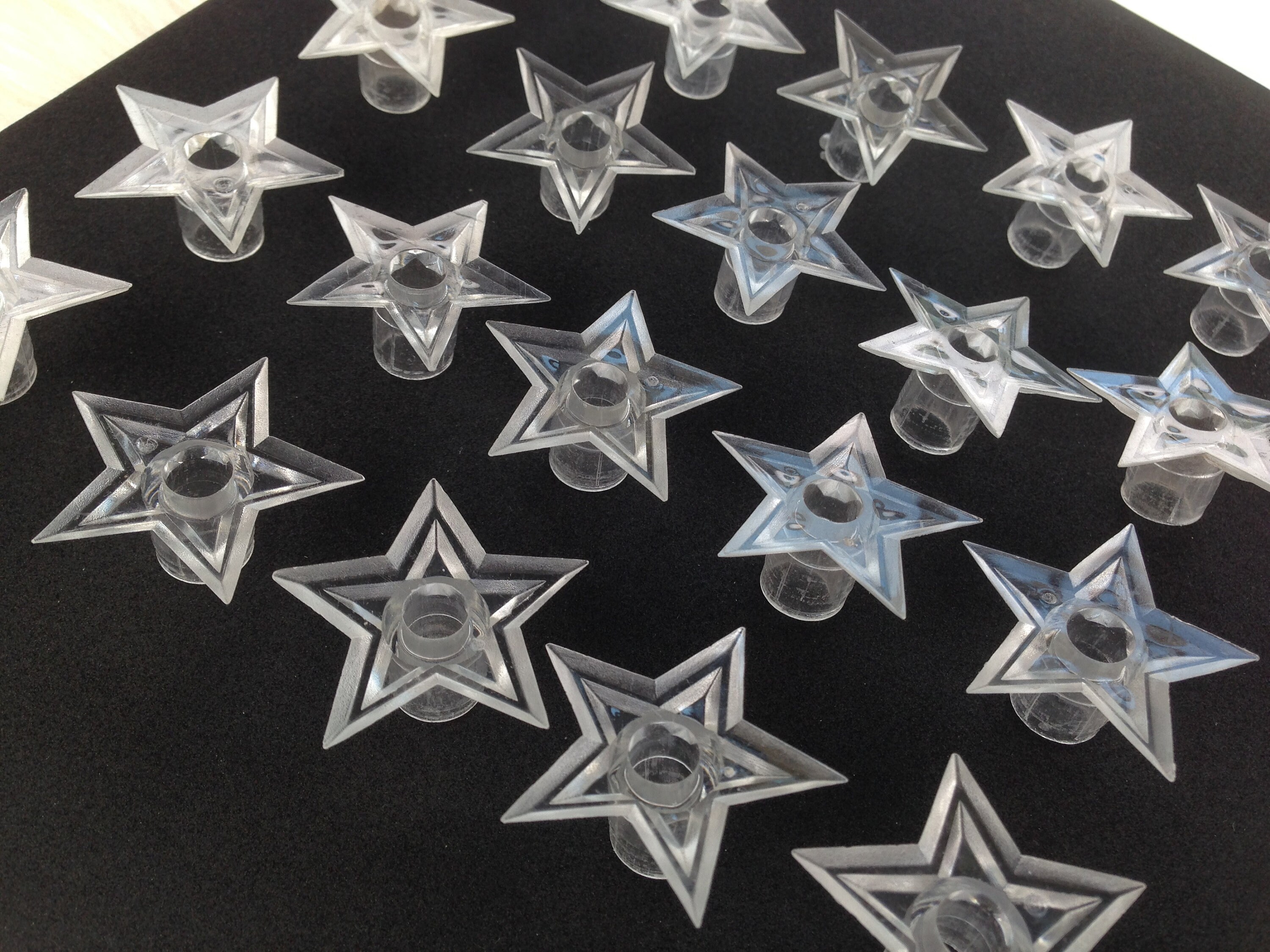 Set of 20 Star Light Covers Reflectors Vintage Christmas Star Etsy