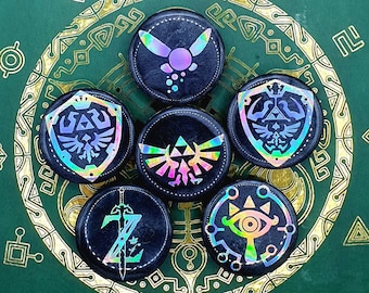 Legend of Zelda Hyrule Holographic Resin Phone Grip Collection