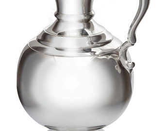 Best English Pewter Traditional Wine Jug, Free engraving by an English craftsman - personalised with your message