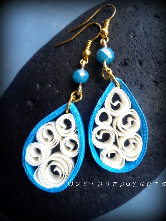 Paper Handmade Quilling Earrings