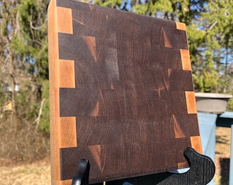 Tabla de cortar de nogal de veta final