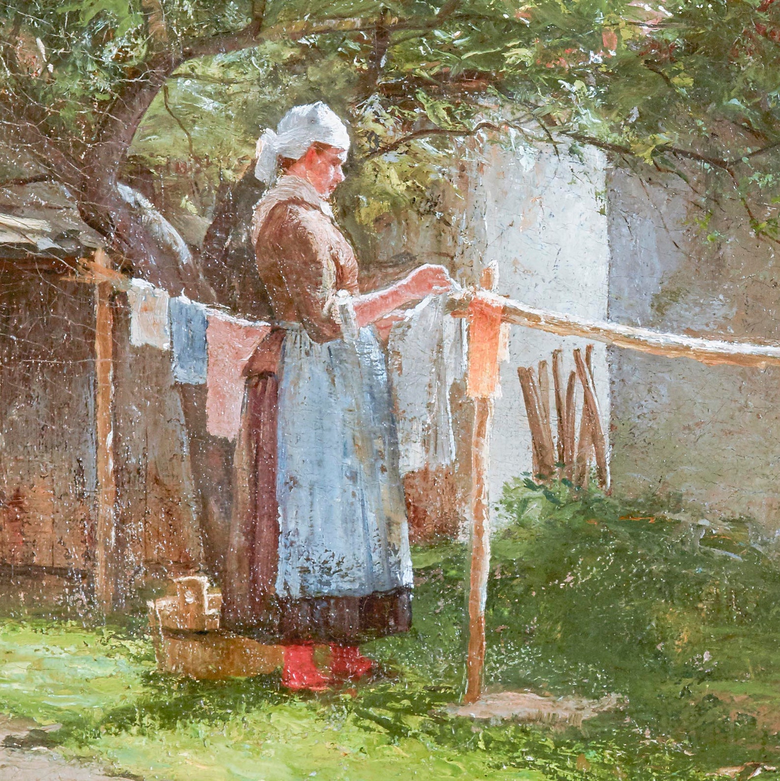 LAUNDRY DAY Laundry Painting Farmhouse Wall Art Laundry Etsy