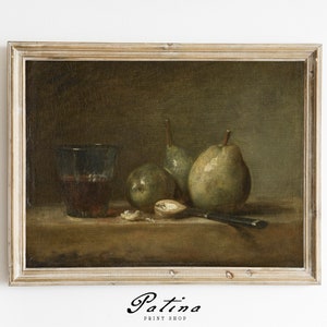 3.52 MB. Still life with pears Printable Art Poster Download Digital Oil Painting Available For Immediate Download JPG