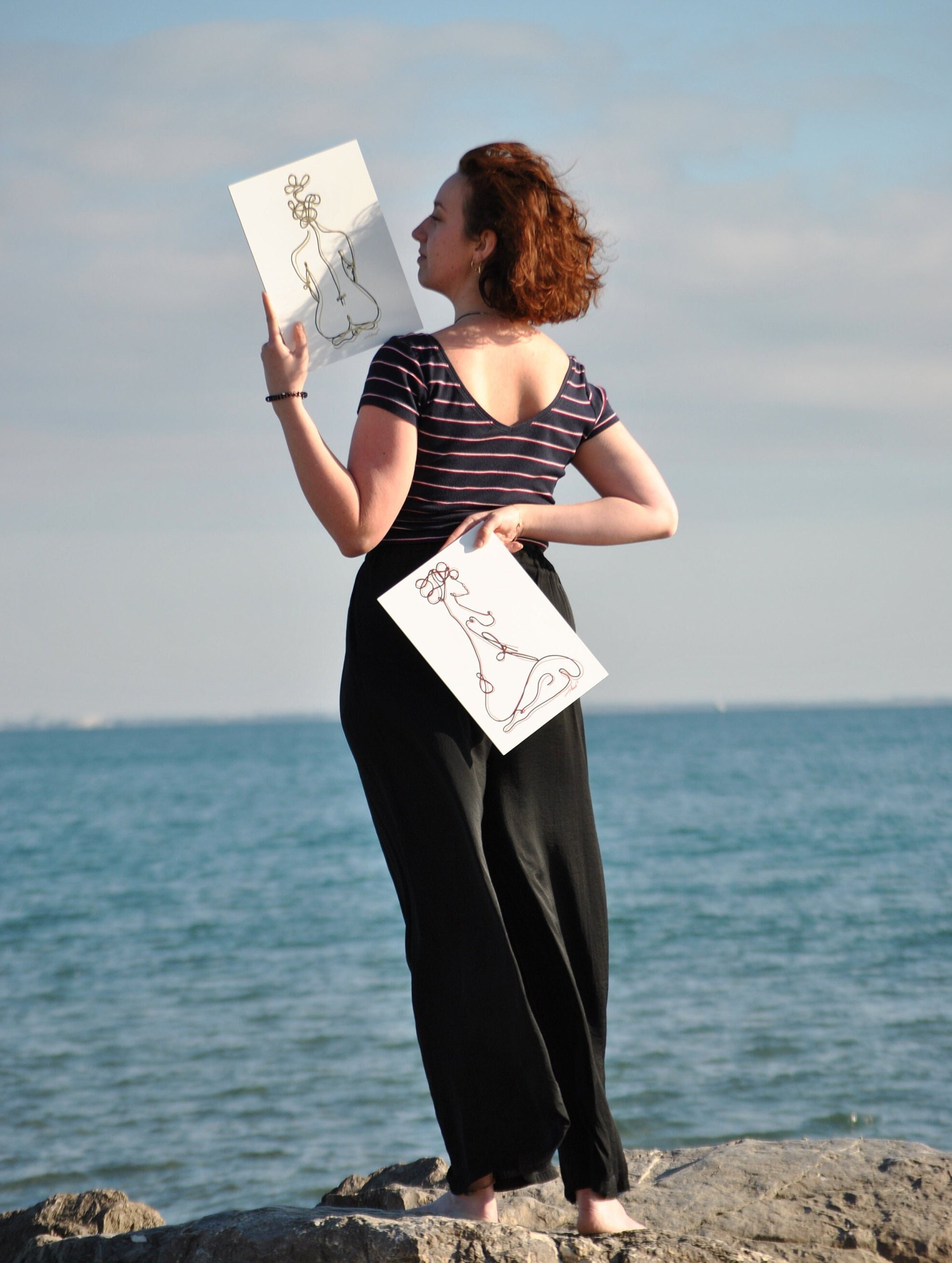 Illustrations sur Panneaux de Bois Enduits