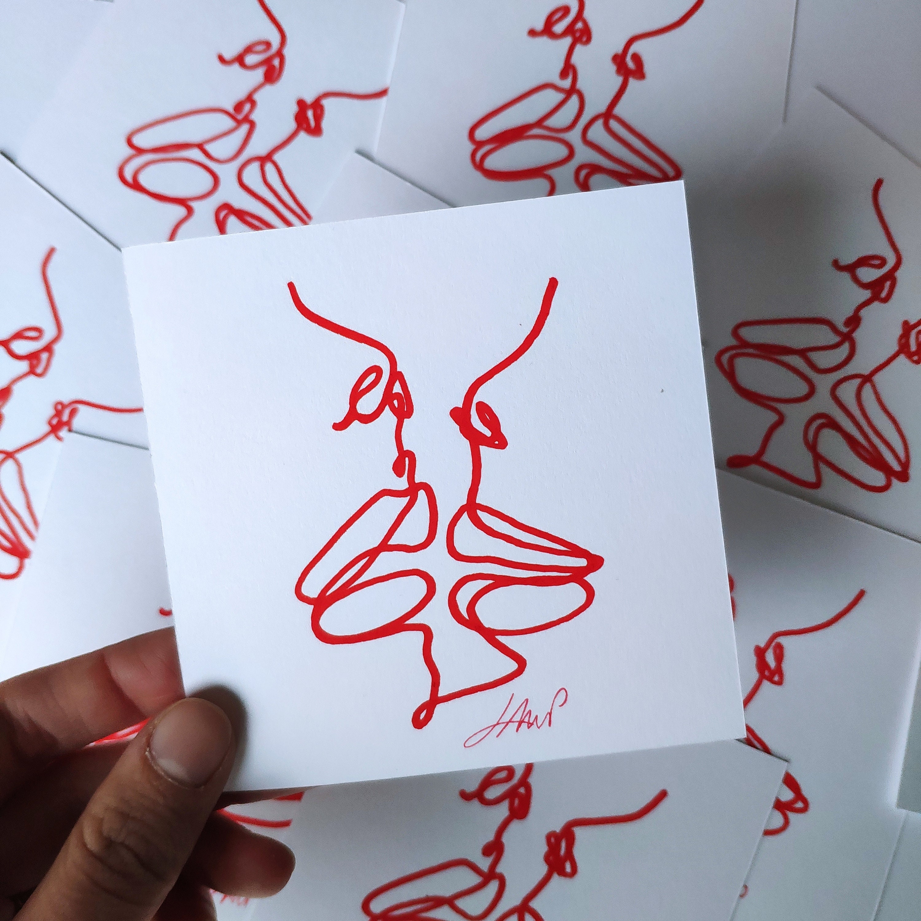 Kiss Me Slow - Carte Illustrée