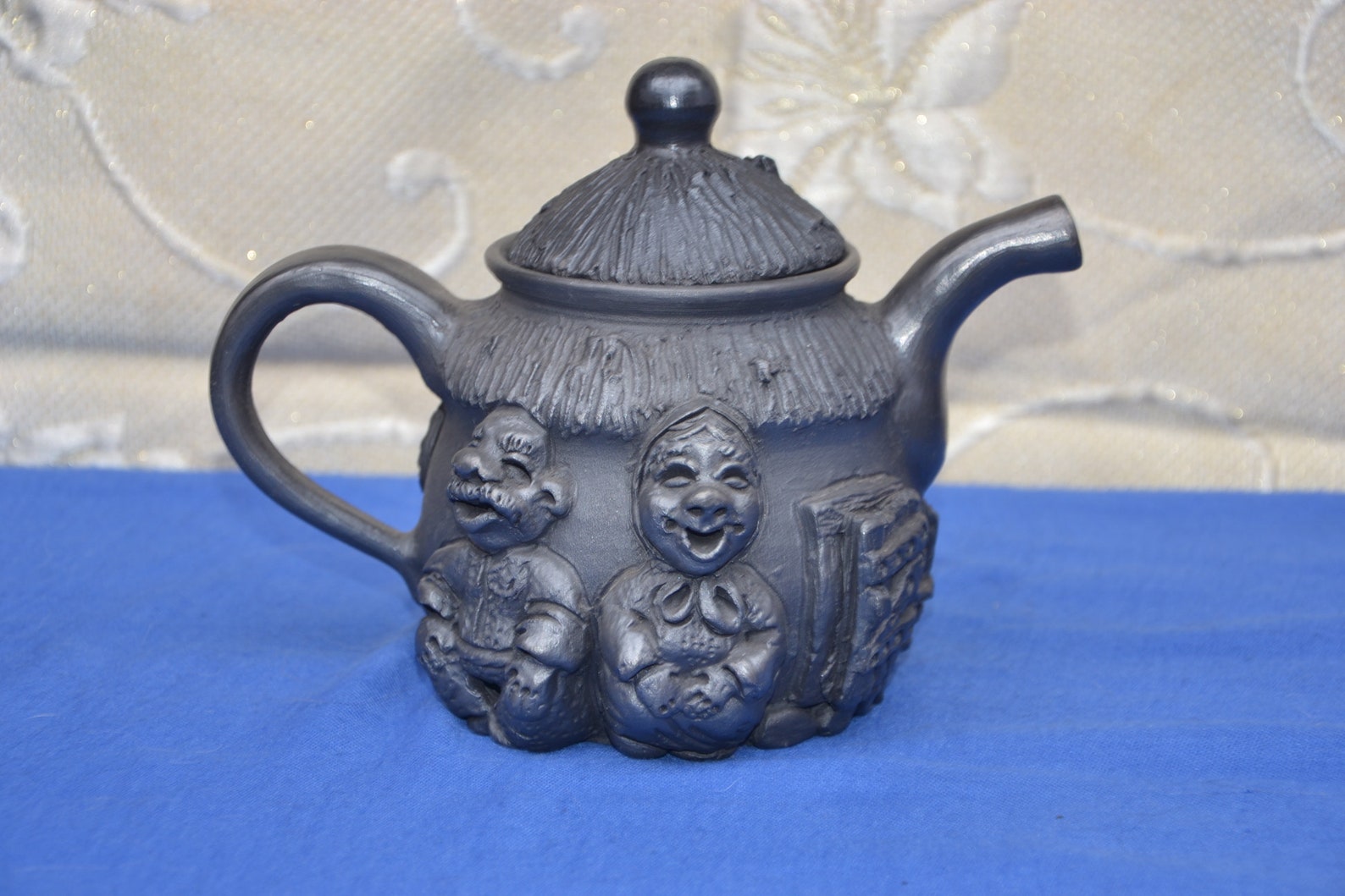 Crafted Black Ceramic Teapot Funny Teapot Teapot for Friends Etsy