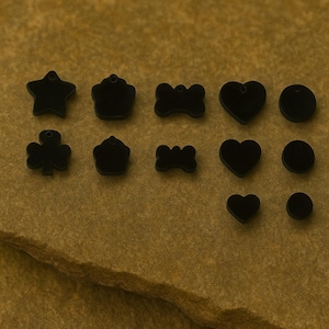 Hundemarke,Tiermarke,Anhänger Plexiglas schwarz mit Gravur