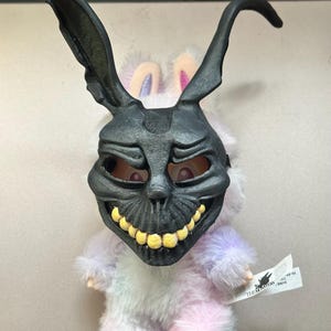Monster Bunny Rabbit Labubu Halloween Mask Hand Painted 3D Printed