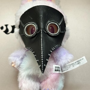 Plague Doctor Labubu Halloween Mask Hand Painted 3D Printed