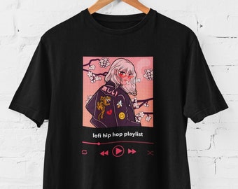 Kawaii Lofi Shirt, Manga Anime Tee, Aesthetic Clothes, Japanese Harajuku Yami, Pastel Vaporwave T Shirt, Plus Size Egirl Clothes