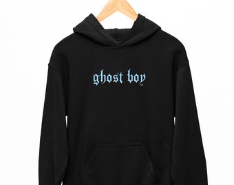 Ghost Boy Goth Hoodie (Lil Peep Hoodie, Goth Clothes, Alt Clothing, Eboy Clothing, Edgy Clothing, Emo Clothing, Plus Size Goth, Mall Goth)
