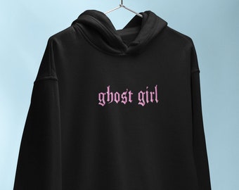 Ghost Girl Goth Hoodie (Lil Peep Hoodie, Goth Clothes, Alt Clothing, Egirl Clothing, Edgy Clothing, Emo Clothing, Plus Size Goth, Mall Goth)