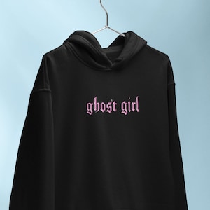 Ghost Girl Goth Hoodie (Lil Peep Hoodie, Goth Clothes, Alt Clothing, Egirl Clothing, Edgy Clothing, Emo Clothing, Plus Size Goth, Mall Goth)