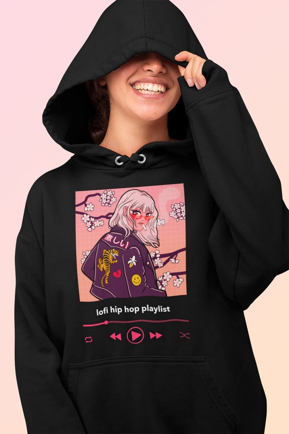 Kawaii Lofi Hoodie Manga Anime Sweater 