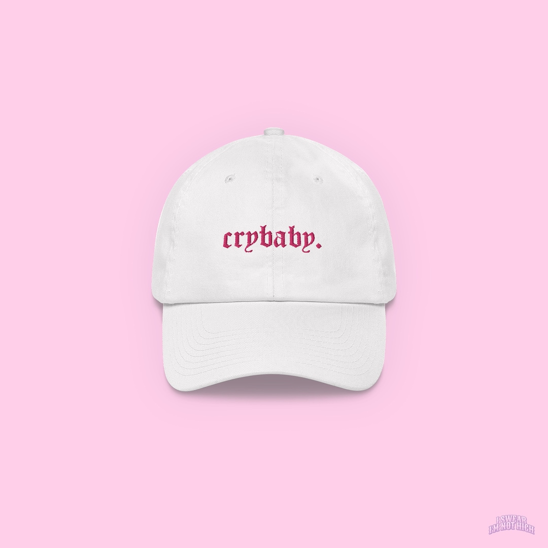 Crybaby Gothic Hat (Lil Peep Hat, Goth Dad Hat, Goth Hat, Goth - Main Image
