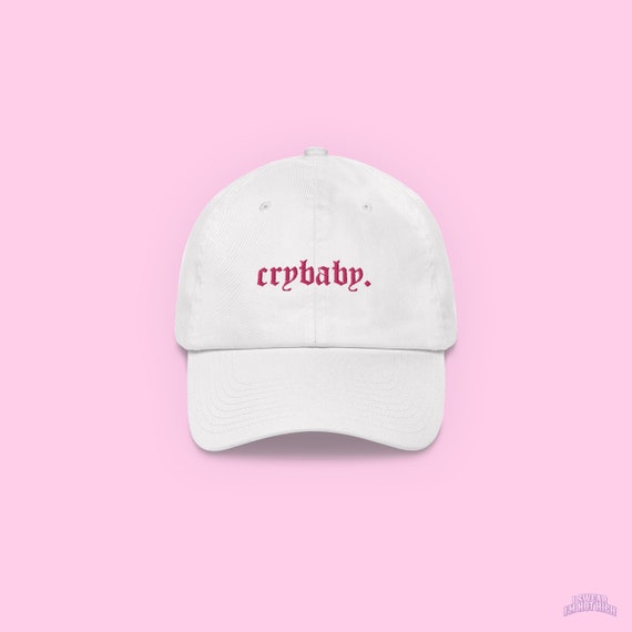 Crybaby Gothic Hat (Lil Peep Hat, Goth Dad Hat, Goth Hat, Goth Clothes, Lil Peep Clothing, Lil Peep Merch, Alt Clothing, Aesthetic Hat)