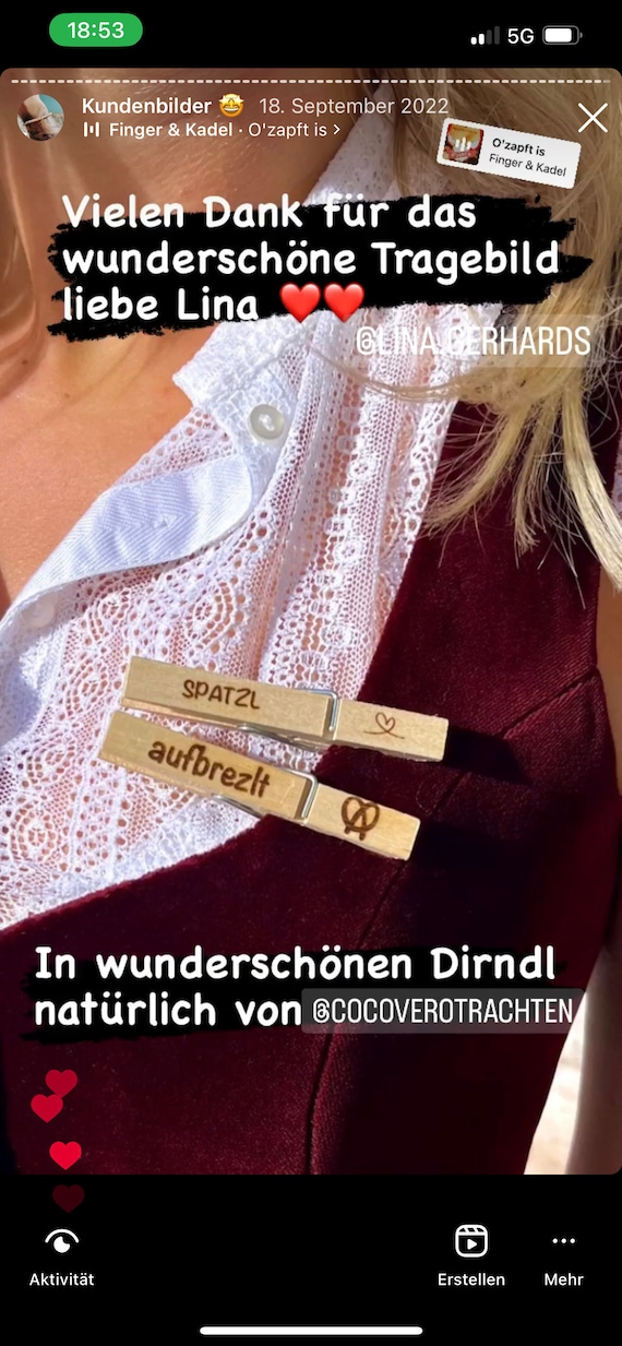 Glupperl personalisiert | Glupperl Hochzeitsgäste | Gastgeschenke | Holzglupperl | gravierte Wäscheklammern | Wiesenglupperl | Geburtstag