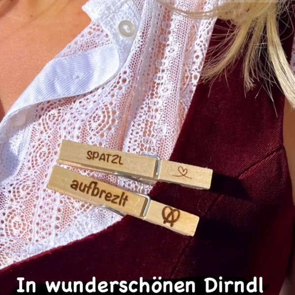 Glupperl personalisiert | Glupperl Hochzeitsgäste | Gastgeschenke | Holzglupperl | gravierte Wäscheklammern | Wiesenglupperl | Geburtstag