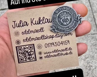 Karmeliten Anstecker aus Metall