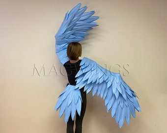 ハーピーの羽と尾、鳥の羽、腕を翼に、鳥の尾、鳥のコスチュームコスプレ、ハーピーのコスチューム、腕を翼に、ハロウィンコスチューム