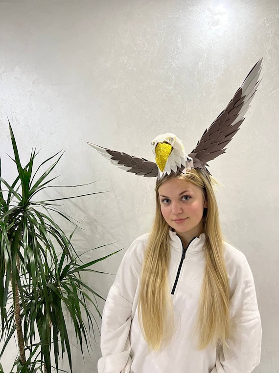 Casque d'aigle à tête blanche aigle bandeau accessoires - Etsy France