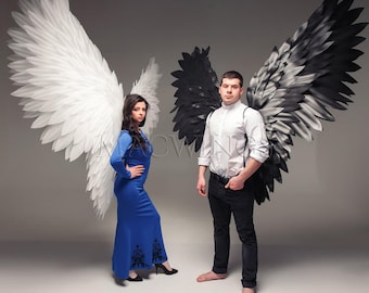 Extra large wings, White angel wings, Black wings, Gold wings, Big wings, Angel wings for men, Wings cosplay, Photo prop wings