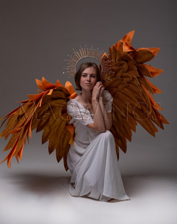 Gold Wings Large Wings Angel Wings Cosplay Royal Wings Finland