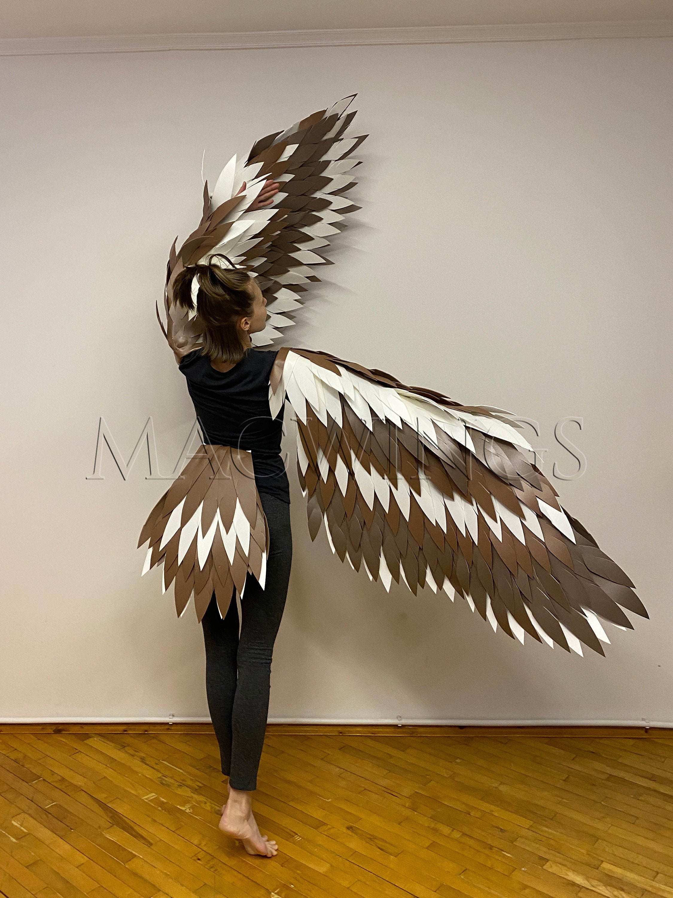 Alas y cola de pájaro Disfraz de pájaro Disfraz de águila - Etsy España
