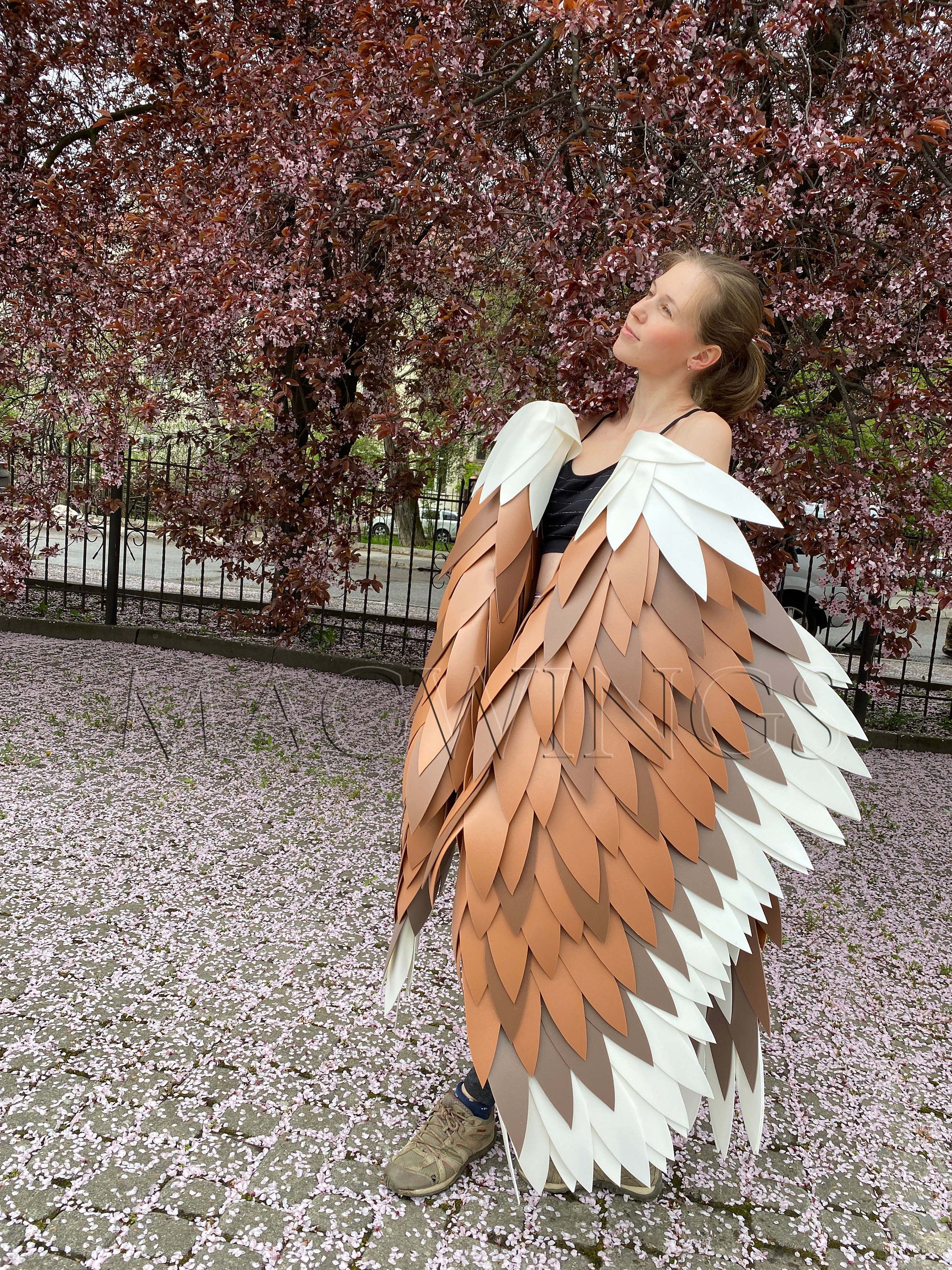 Women's Elegant Eagle Costume, Size: Small, Brown