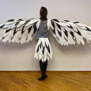 Snow owl wings and tail, Bird wings, Arms as wings, Bird tail, Bird costume cosplay, Owl costume, Wings for arms, Halloween costume