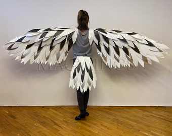 Snow owl wings and tail, Bird wings, Arms as wings, Bird tail, Bird costume cosplay, Owl costume, Wings for arms, Halloween costume