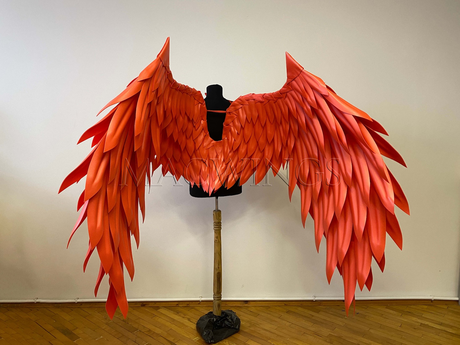 Red Wings Demon Wings Devil Costume Fallen Angel Lucifer Etsy