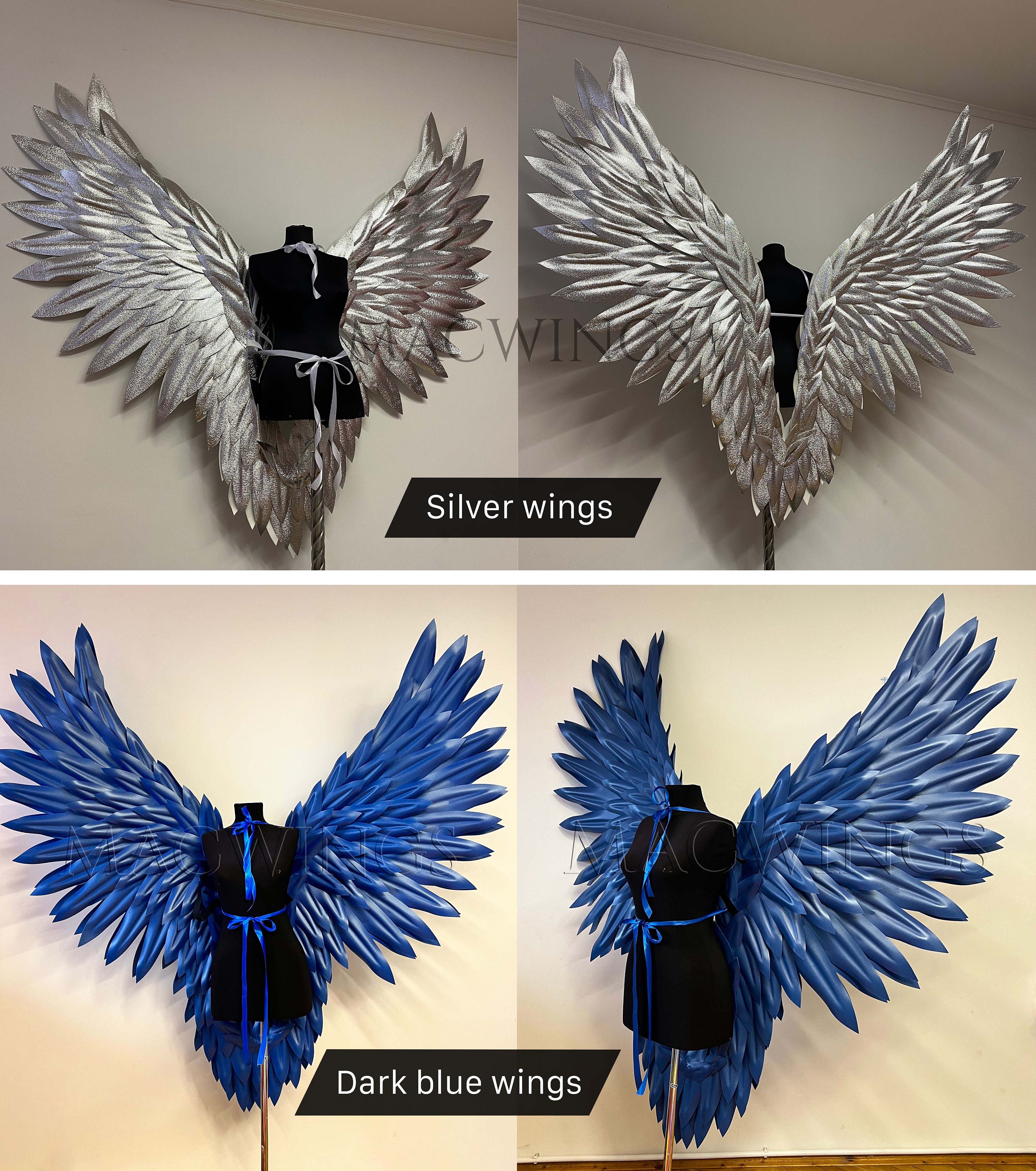 Extra Large Wings White Angel Wings Black Wings Gold Wings Etsy 日本