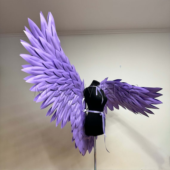 Extra Large Lavender Wings Angel Cosplay Costume Photo Prop 