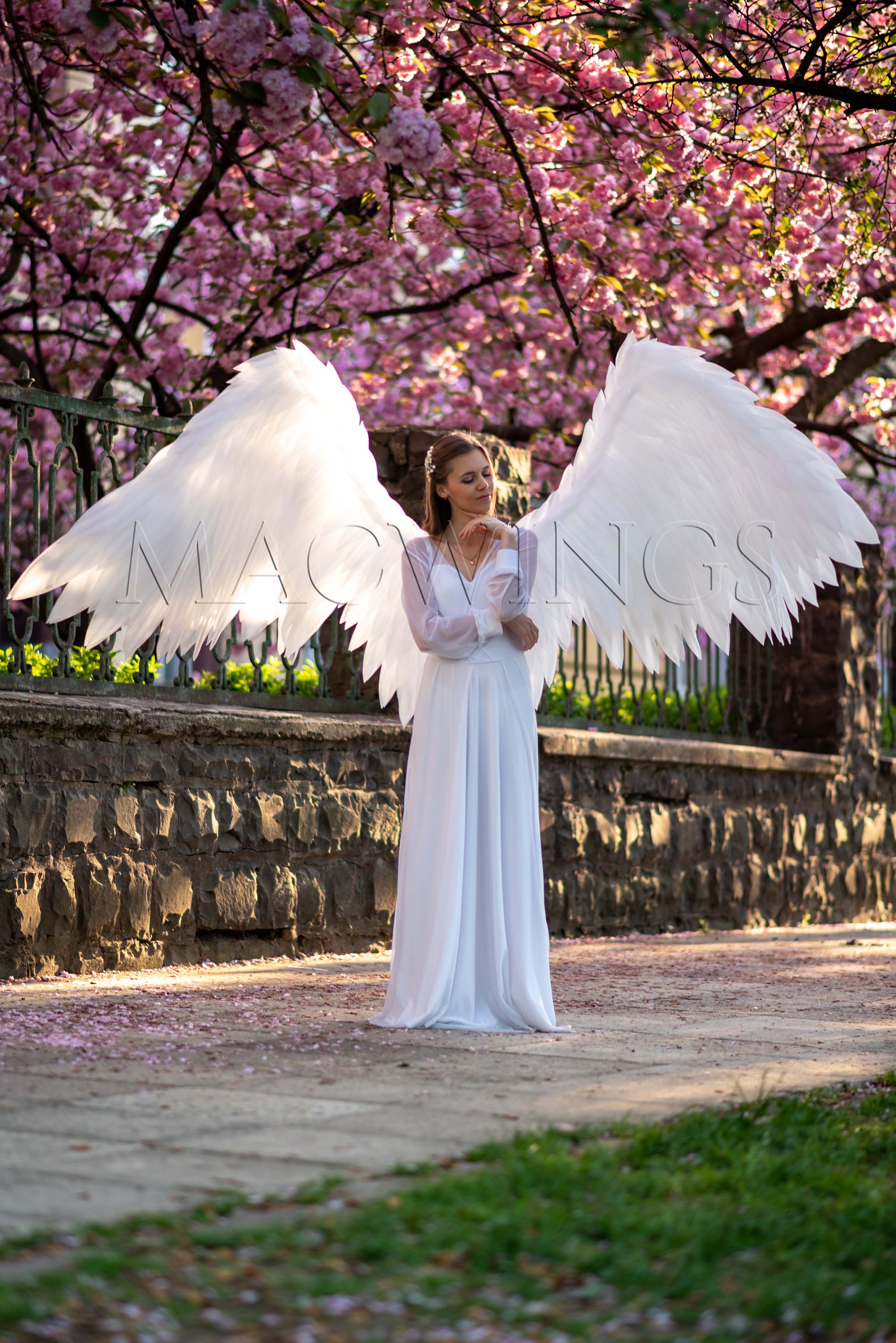 White Wings, Angel Wings, Photo Prop for Women, Wings for
