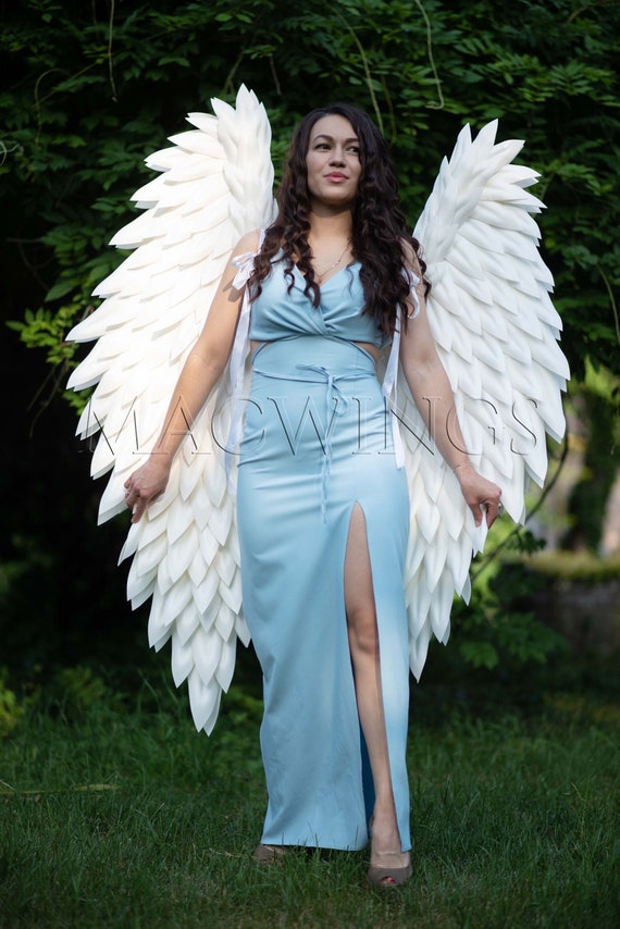 White Wings Angel Wings Costume Wings Photoshoot Angel Etsy