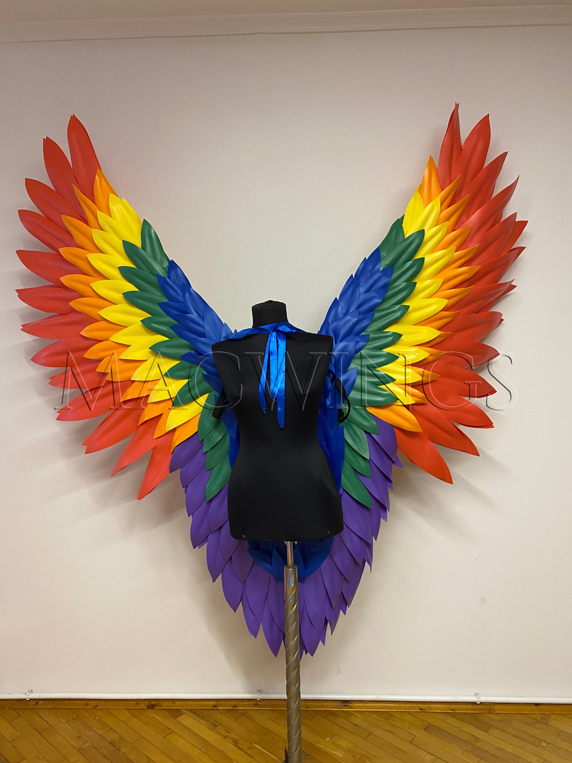 Rainbow Feather Wings Rainbow Feather Wings