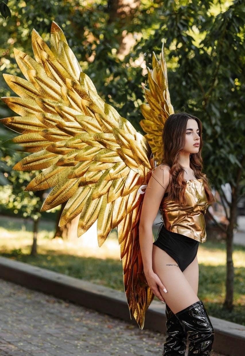 Gold Angel Costume - Etsy Gold Angel Costume - Etsy