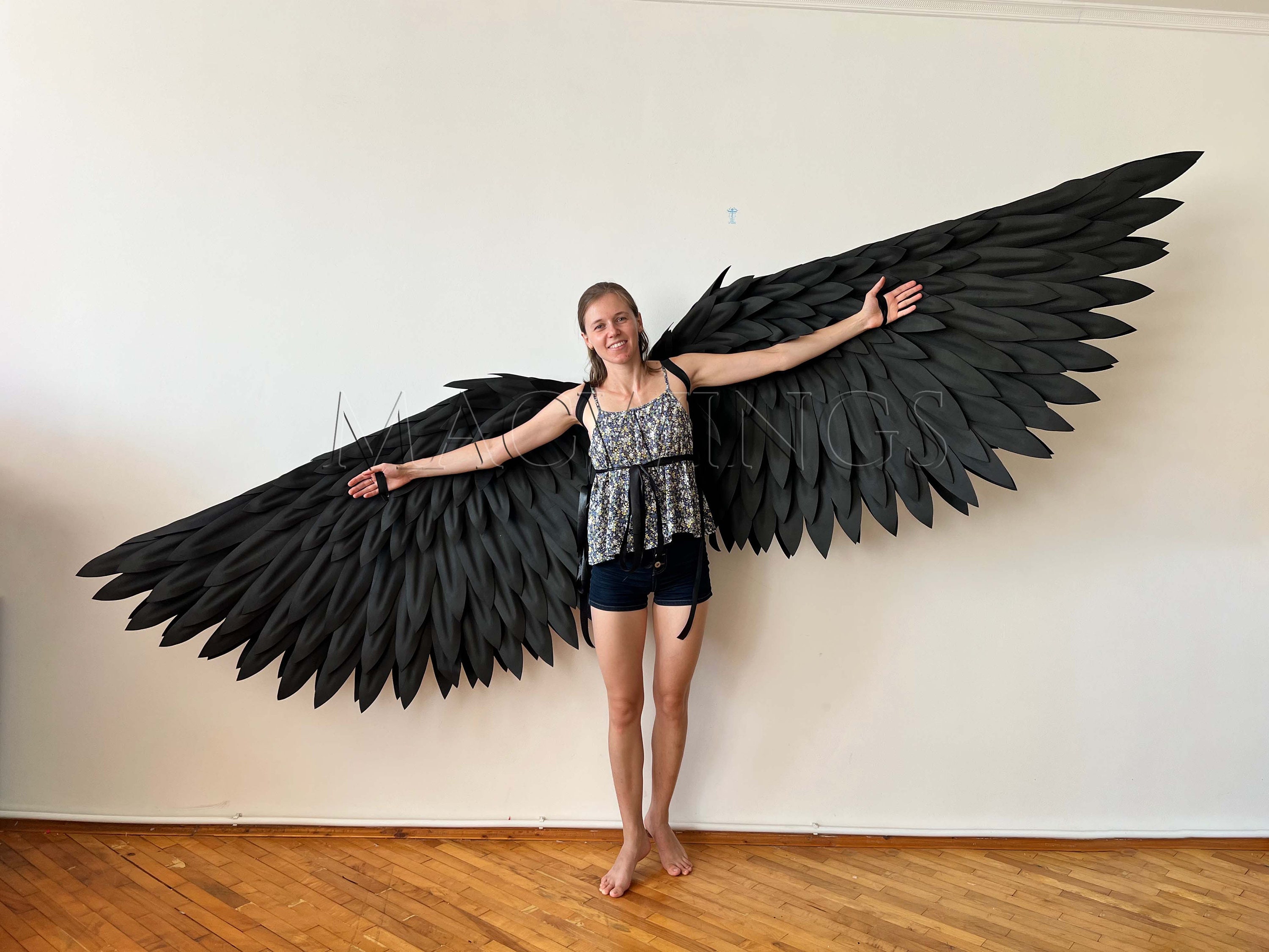 black bird wings costume