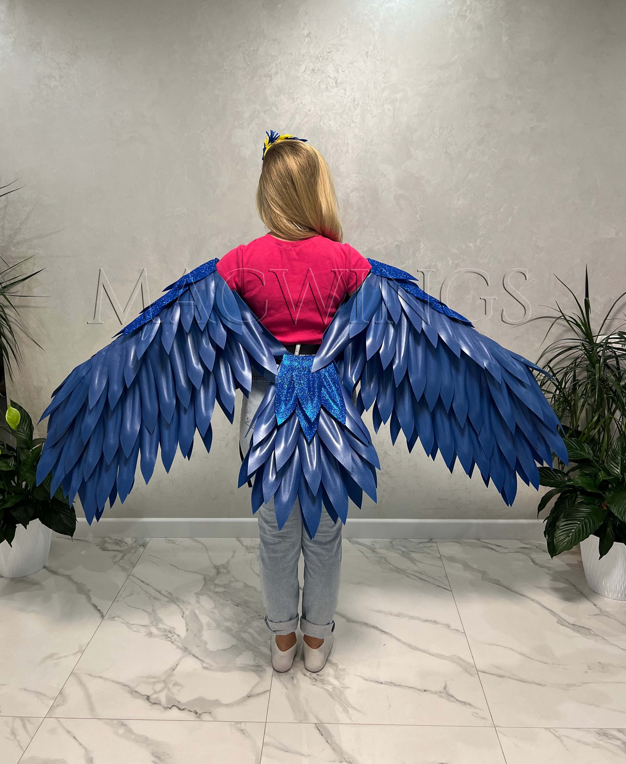 Blue Owl Costume, Bird Wings, Arms Wings, Bird Costume Cosplay, Blue Bird  Costume, Wings for Arms, Halloween Costume, Dark Blue Bird -  Sweden