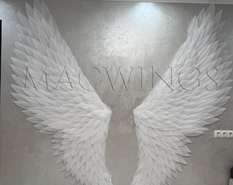 Wings for the wall,White wings for the wall, Wings for the photo zone, White large wings, Angel wings for the wall, Wall decor, Photo corner