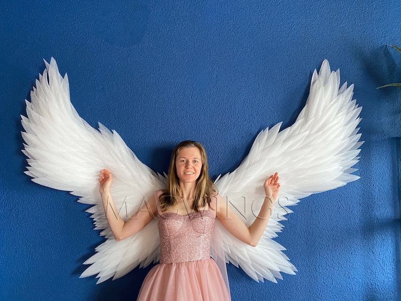 Wings for Photo Booth Angel Wings for Backdrop White Wings Etsy