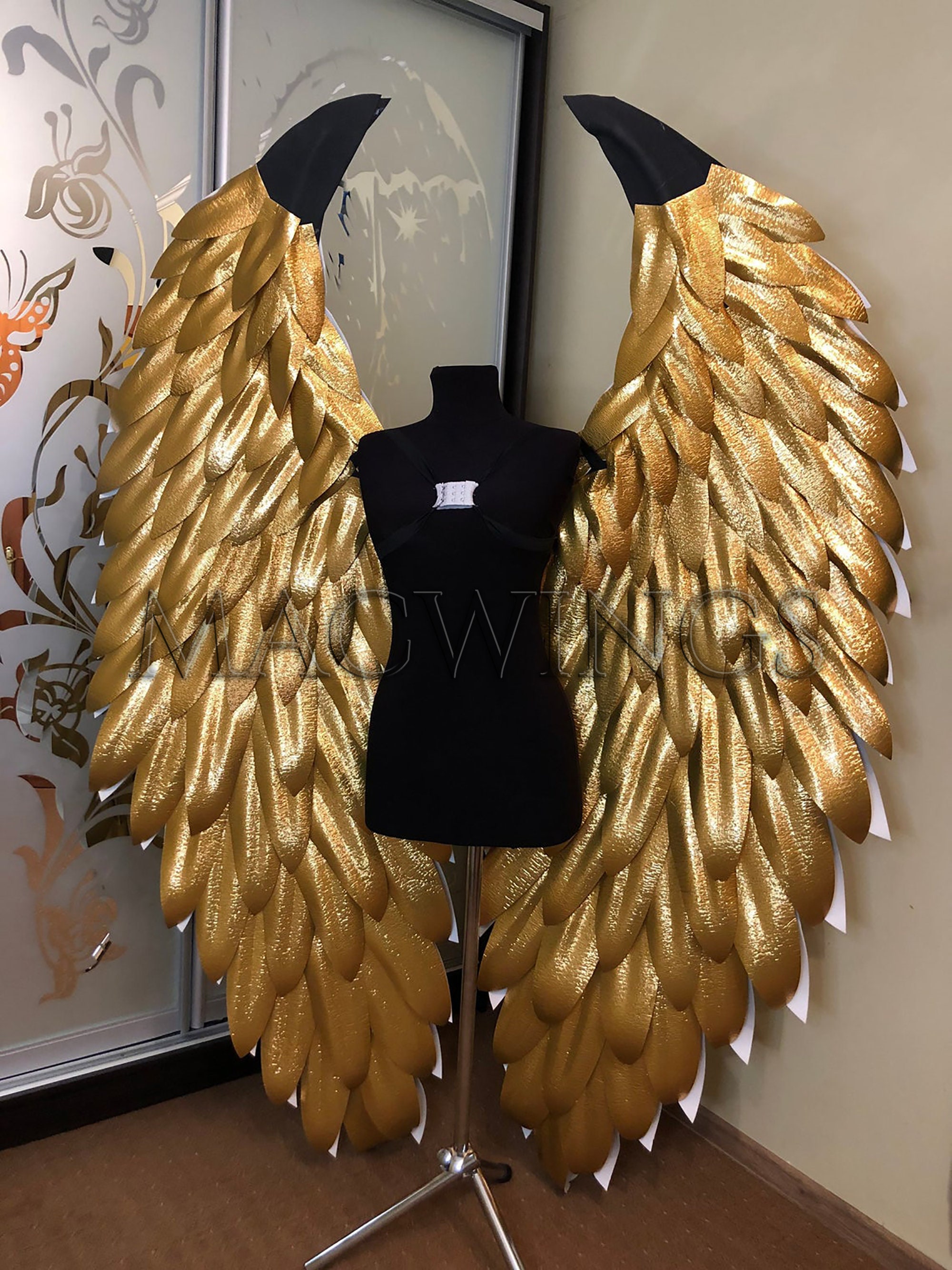 Evil Queen Cosplay Costume Black Wings Devil Wings Black Etsy