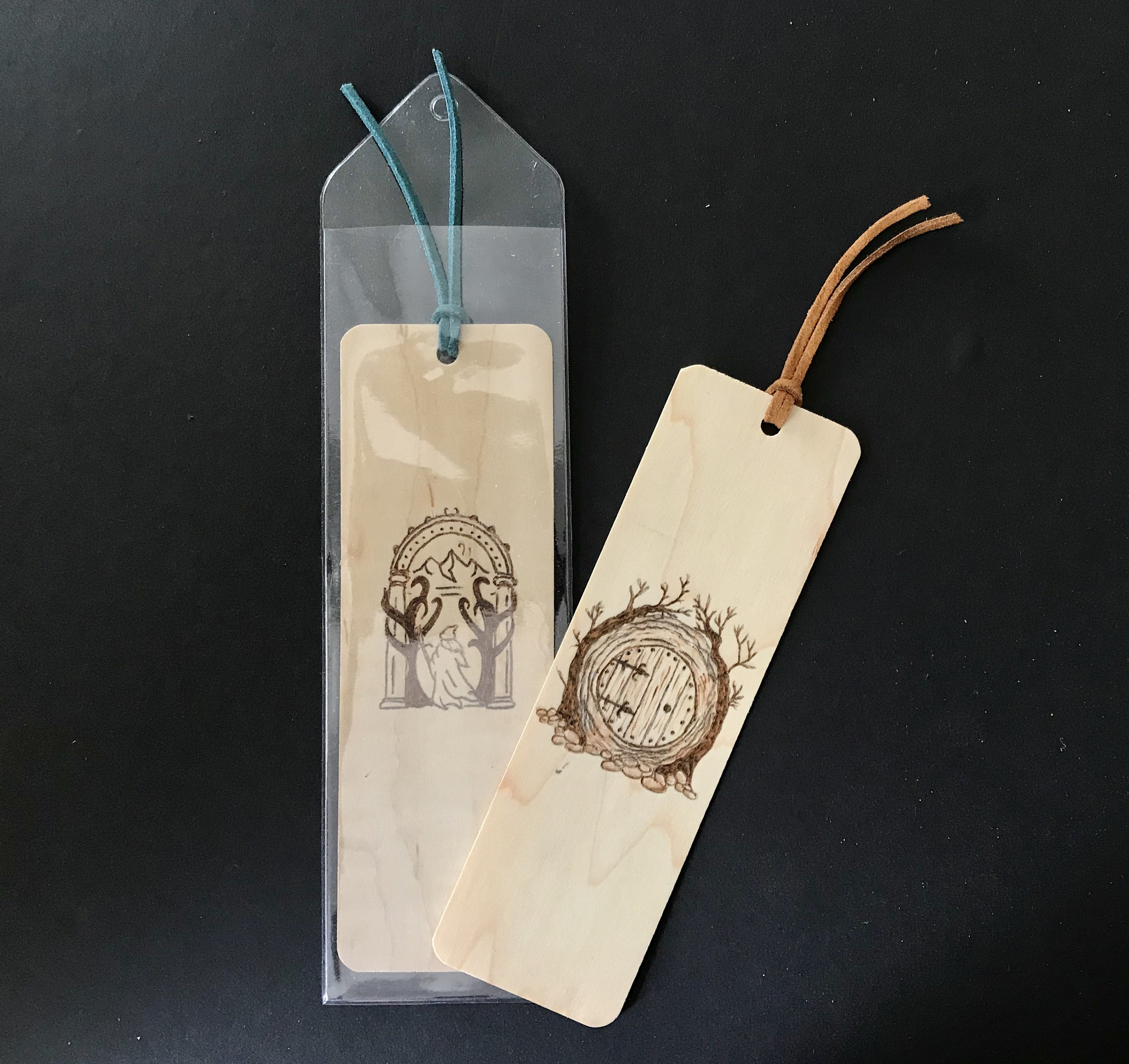 Hobbit Wooden Bookmarks – Dizzyhazel