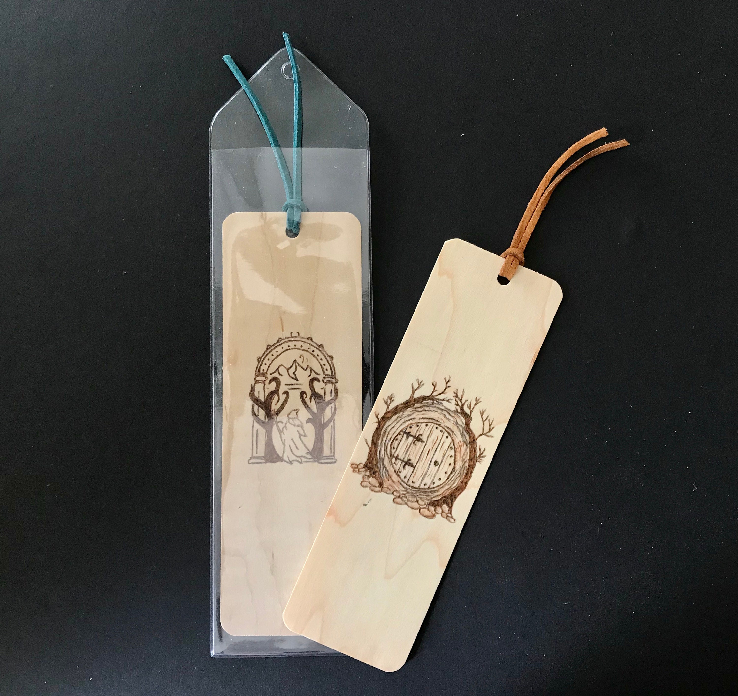 Lord of the Rings Bookmarks Handmade Wood Bookmark Gandalf - Etsy